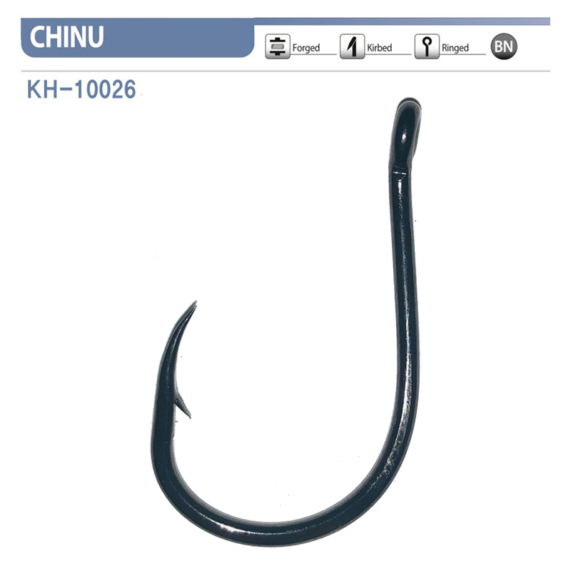Chinu Hook - Light Wire Forged Hook for Saltwater and Freshwater
