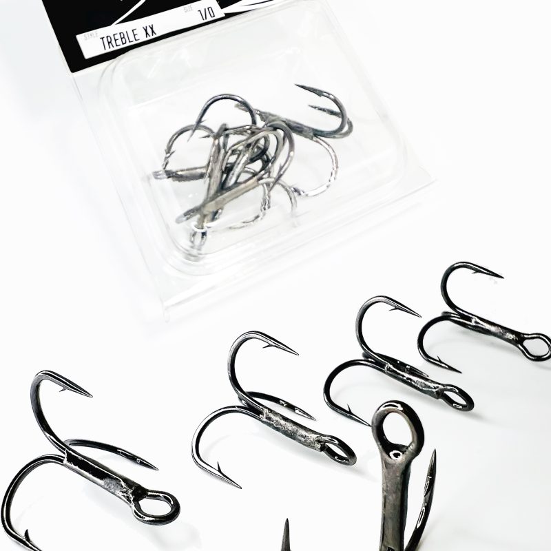 TREBLE XX 2X Strong Freshwater and Saltwater Treble Hook | Blacktail Fishing TREBLE XX 2X Strong Freshwater and Saltwater Treble Hook | Blacktail Fishing
